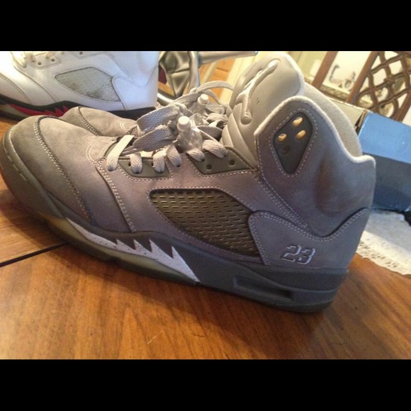 Air Jordan Retro 5 "Wolf Grey" - Picture 3 of 3