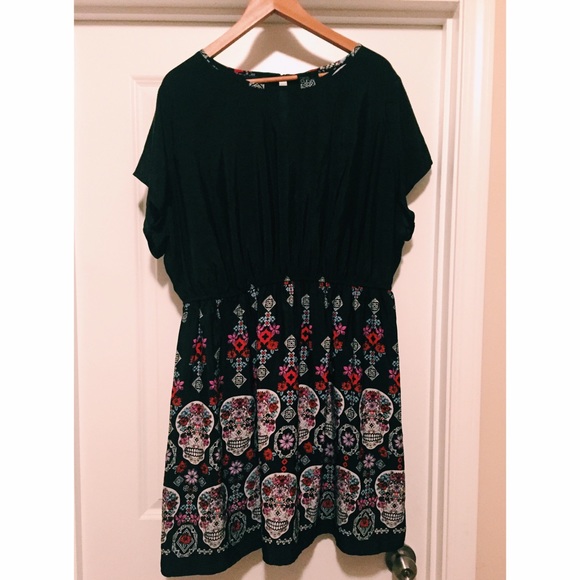 ASOS Curve Skull Dress