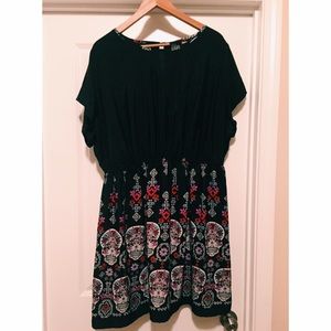 ASOS Curve Skull Dress