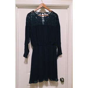ASOS Curve Navy Lace Dress