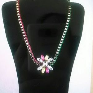 multicolor flower Necklace