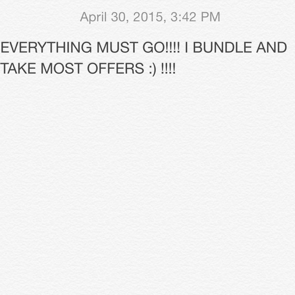 BUNDLE AND OFFERS PLEASE :) !!!