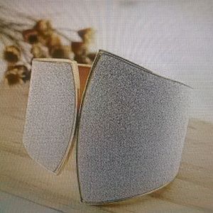 Arenaceous Gold Bangle Bracelet