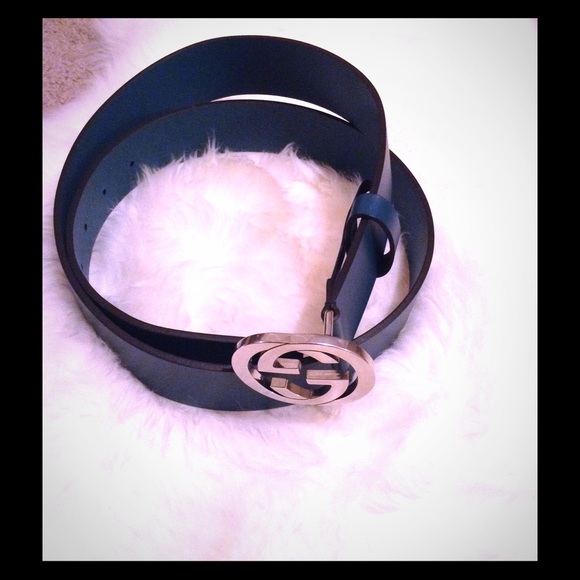 Authentic Teal Gucci Belt