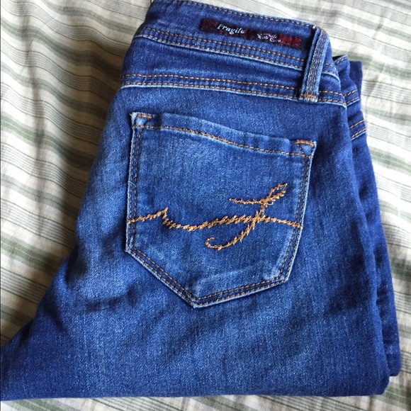 Denim skinny jeans