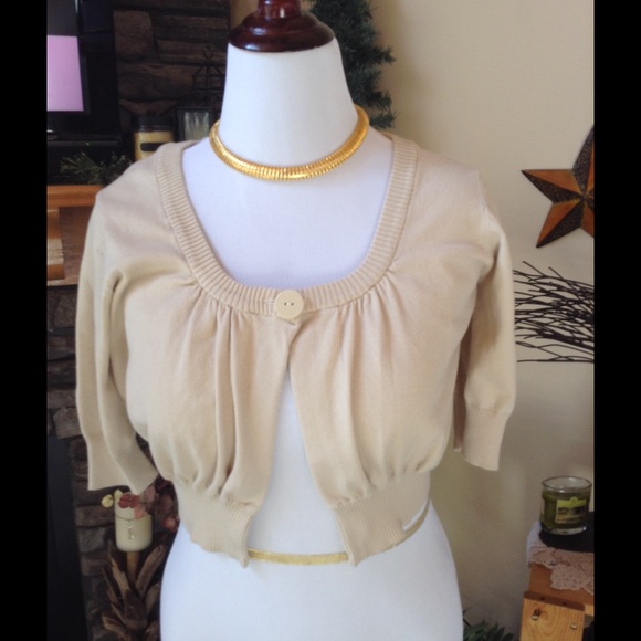 Tan Sweater Shrug