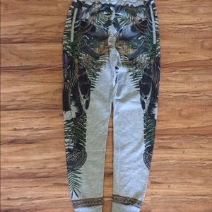 Zara Printed Fashion Joggers