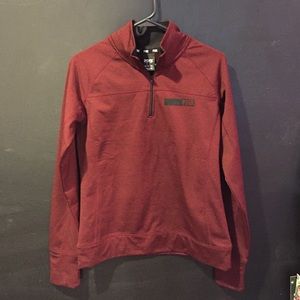 PINK maroon half zip