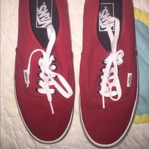 Red Vans