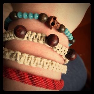 Hand made bracelets (jewelry)