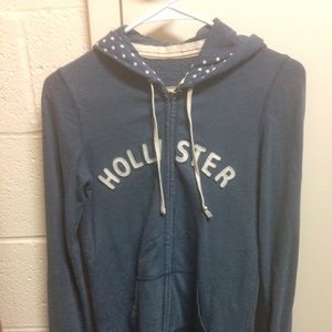Hollister zip up sweatshirt