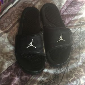 Jordan slides. Slightly used.