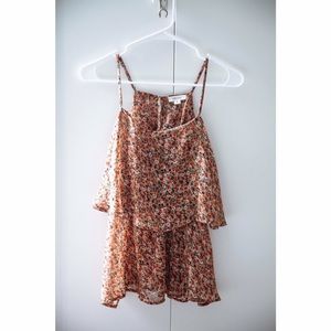 Love Culture Flowy Tiered Floral Top