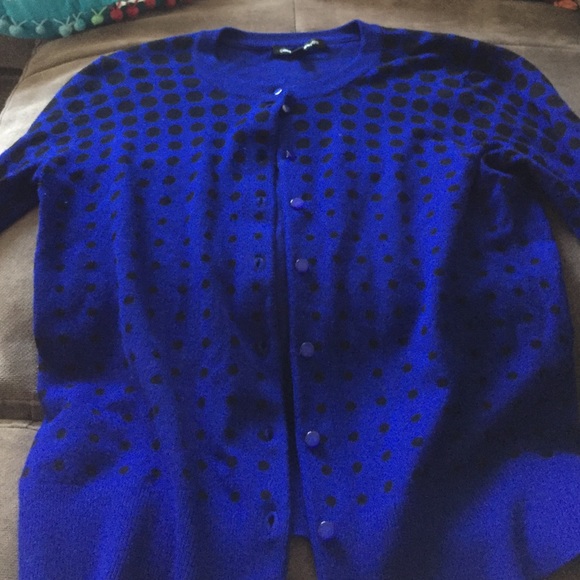 Cardigan blue and black!