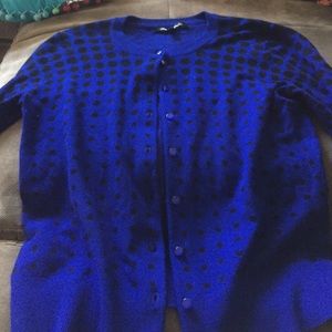 Cardigan blue and black!