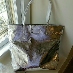 Kate Spade silver tote