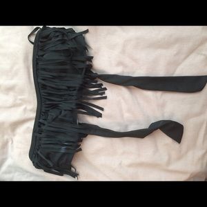 fringed bathing suit