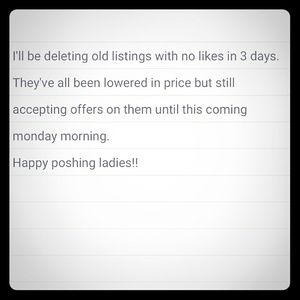 All old listings must go :)