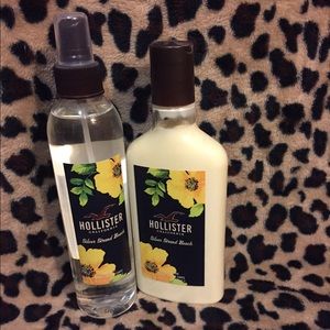 Hollister body spray and lotion