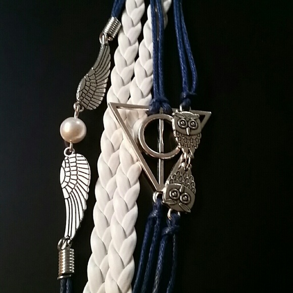 Leather braided bracelet