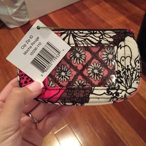 Vera Bradley clip zip ID