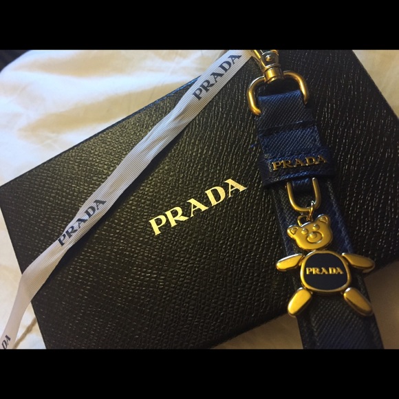 Prada Teddy Bear Key Fob