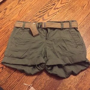 Calvin Klein cargo shorts with belt