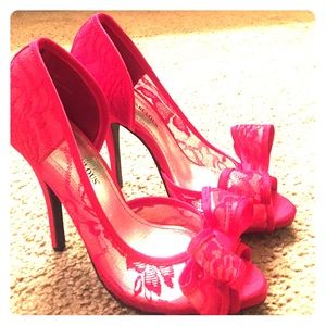 Red lace 5"heels