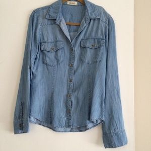 long sleeve denim shirt