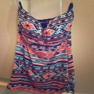 Aztec tube top