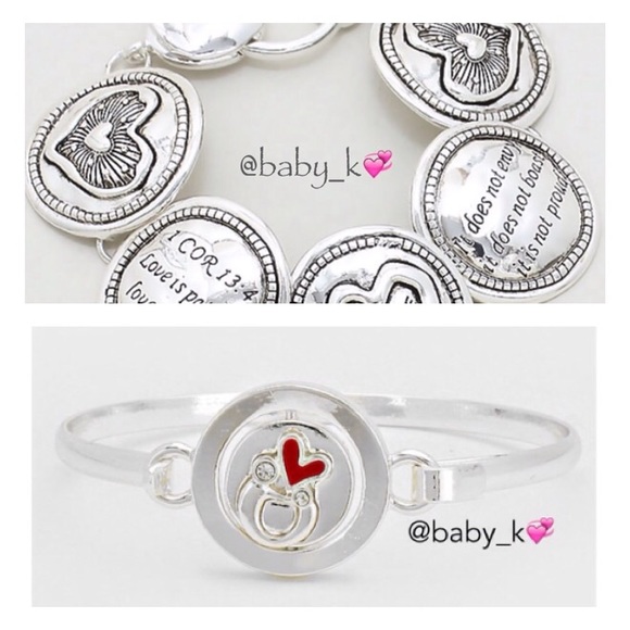 Boutique Jewelry - I CORINTHIANS 13:4 SILVER BRACELET