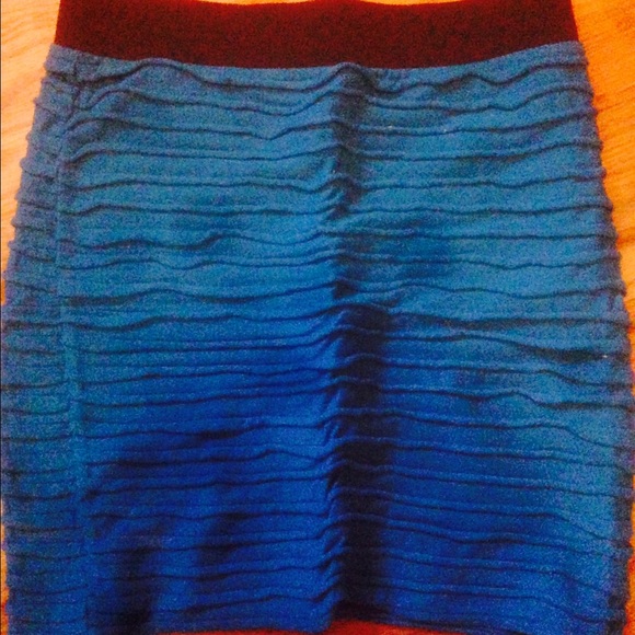Blue skirt