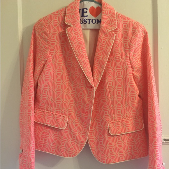 Springy neon blazer