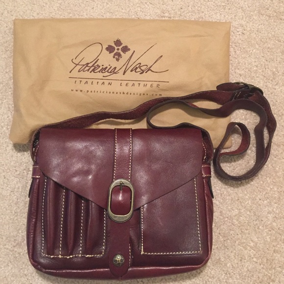 New Patricia Nash Italian Leather Cross Body