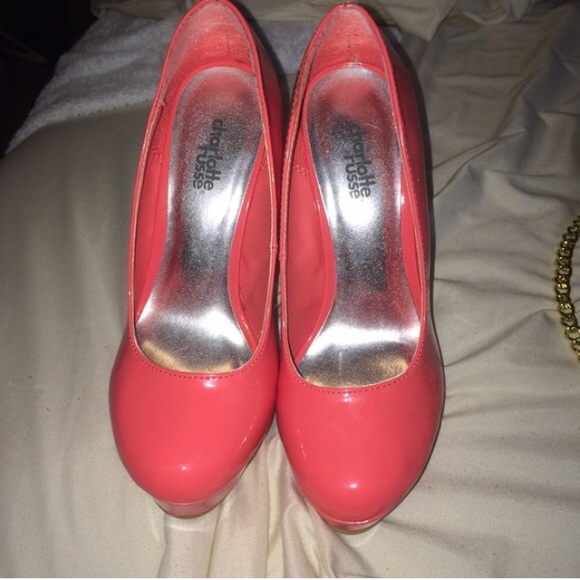 Coral heels and dress bundle for @nousa