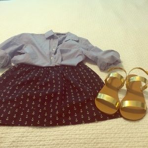 JCrew anchor skirt