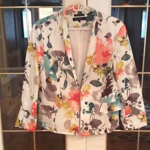Stretch floral spring jacket