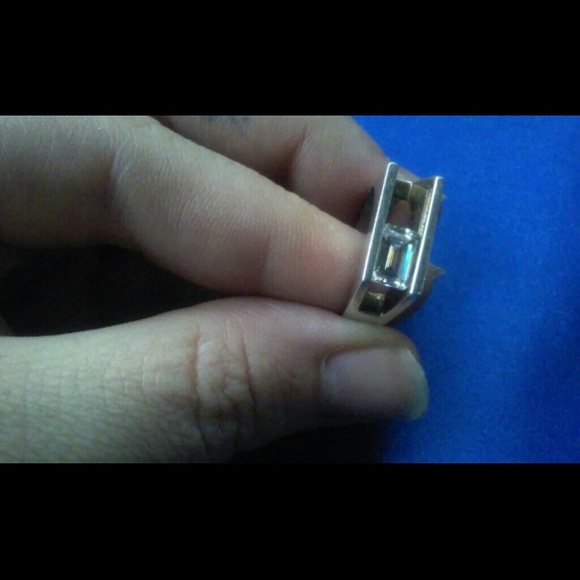 VINTAGE SLIDING GEM RING - Picture 3 of 4