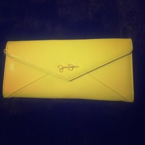 Jessica Simpson Neon Yellow Clutch