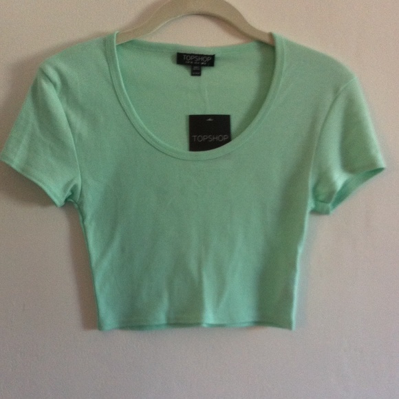 Mint Crop Top