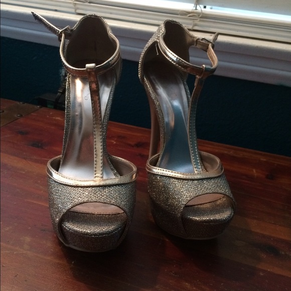 Glittery heels