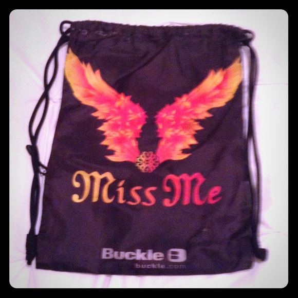 Miss me drawstring sport bag!