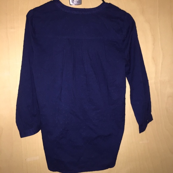 NWT Lucky Brand Dark Blue Top - Picture 2 of 4