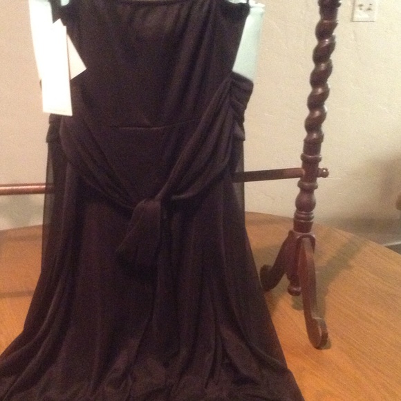 Very pretty Aqua with black dress - Picture 3 of 3