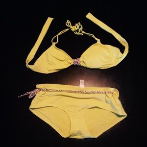 Neon Yellow Swim Wear