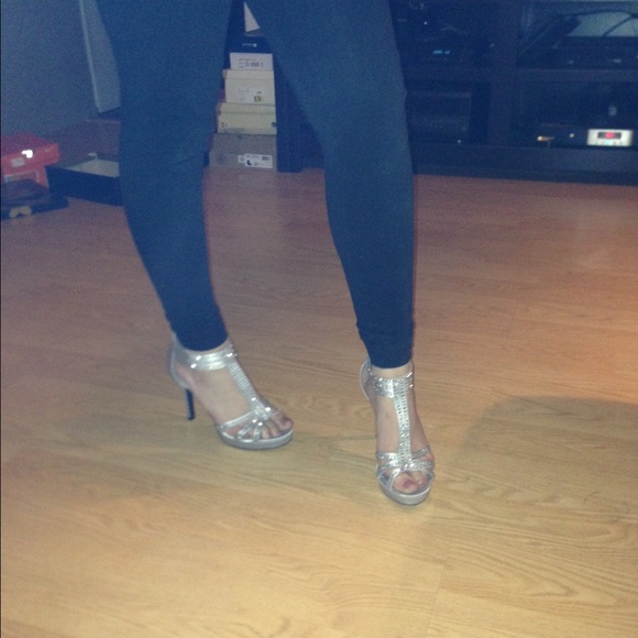 Silver heels