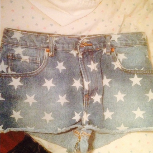 American flag short shorts