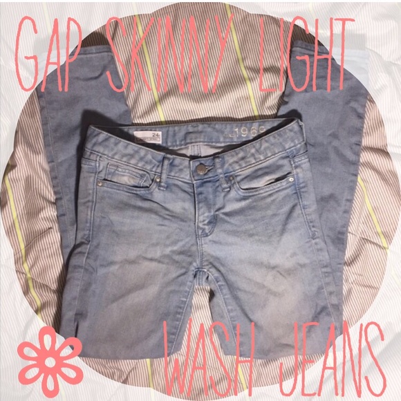 GAP Skinny Light Wash Jeans