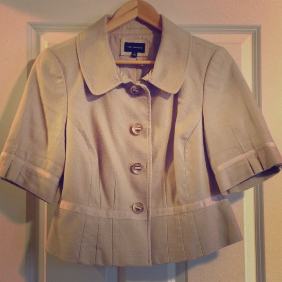 Limited Khaki Tan Cream Blazer