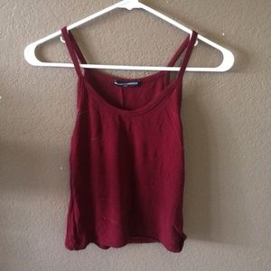 brandy melville maroon James tank
